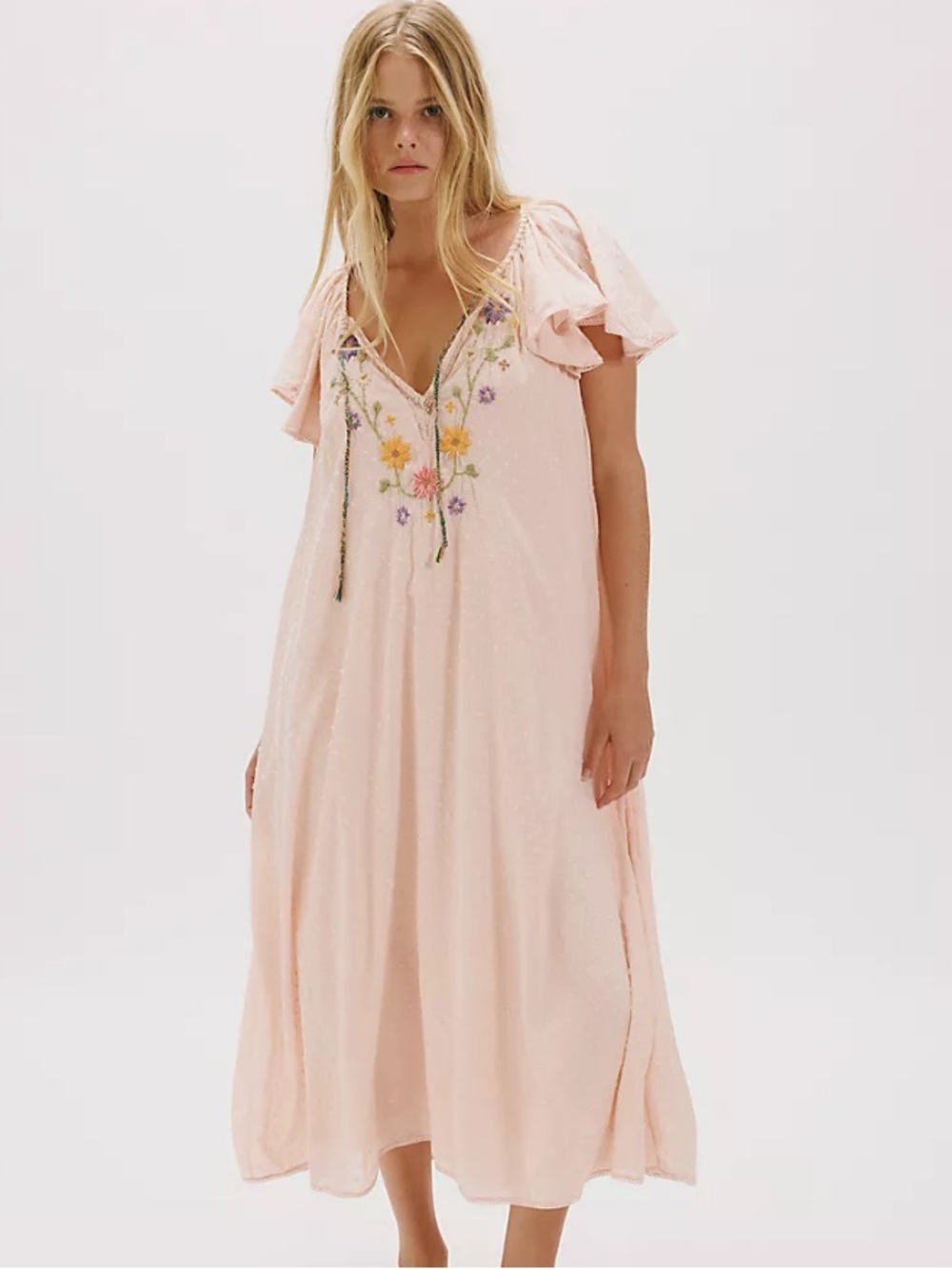 Free People Savannah Rose Midi Dress NWT - Picture 2 of 11